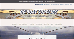 Desktop Screenshot of ocboatsupplies.com