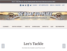 Tablet Screenshot of ocboatsupplies.com